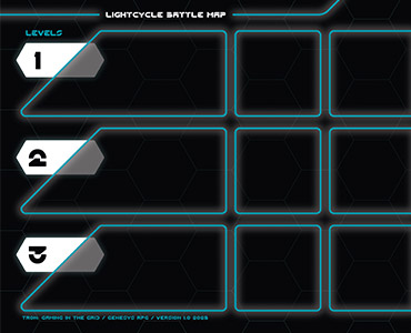 Tron Light Battle Map